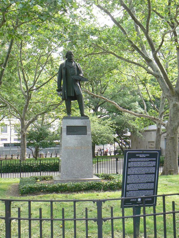 Battery Park: John Ericsson Statue